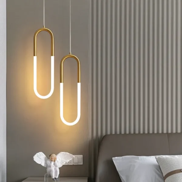 LED Hanging Lamp with Modern Design, Decorative | LED Pendant Light | Ideal for a Living Room or Bedroom - Image 3