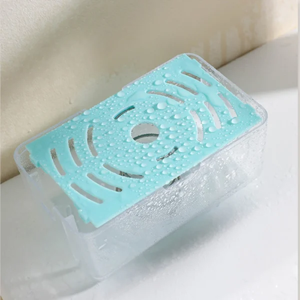 Multifunction Foaming Soap Dish With Drain Soap Box With Bubbler Suitable For Laundry Soap Holder (Random color) - Image 8