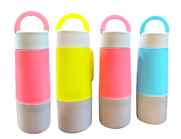 Glass Bottle Double Wall Good Quality 300ml (Random Color)