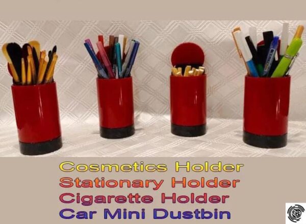 Multi Purpose Pen, Cosmetics, Stationery or Cigarette Holder  | Car Mini Dust Bin + Storage Box - Image 8