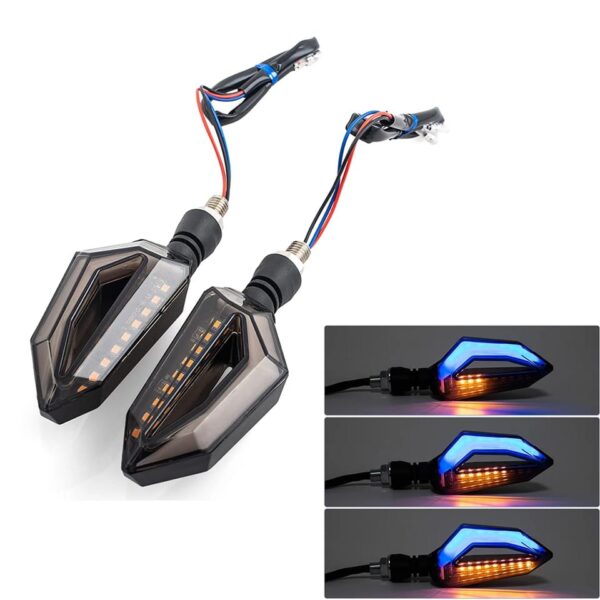 4 pcs universal 12 led  motorbikes indicator with parking drl light for all bikes | 70cc | cg125| china imported