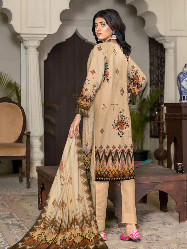 Nisha Designer  3 PIECES unstitched  Party Wear| Summer 24 - Image 2