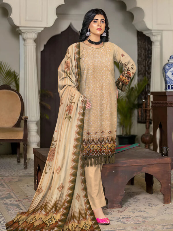 Nisha Designer  3 PIECES unstitched  Party Wear| Summer 24