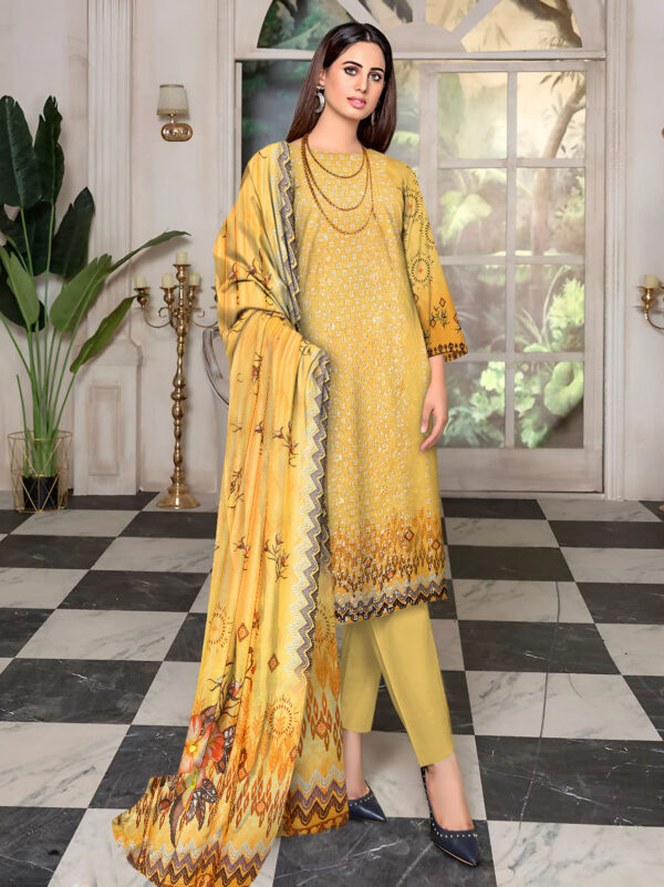 Nisha Designer  3 PIECES unstitched Party Wear| Summer 24