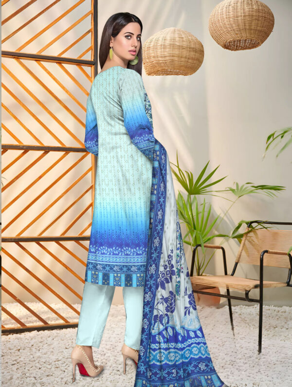 Bareeza Lawn | Unstitched Collection 3 PIECES Casual Wear| Summer 24 - Image 3