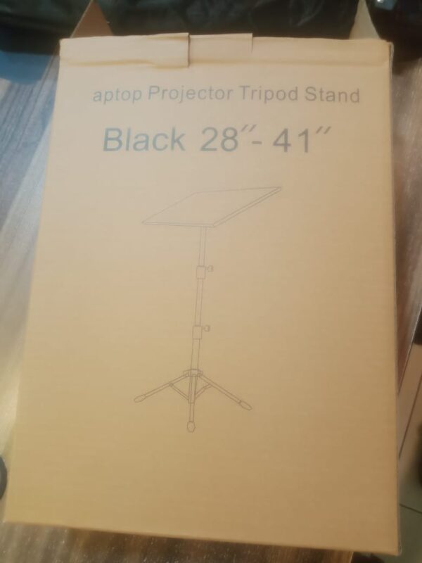 Portable Projector And Laptop Stand Table Tripod (Height Adjustable 45-120cm) - Image 4