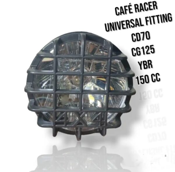 Round 4x4 style headlight universal motorcycle