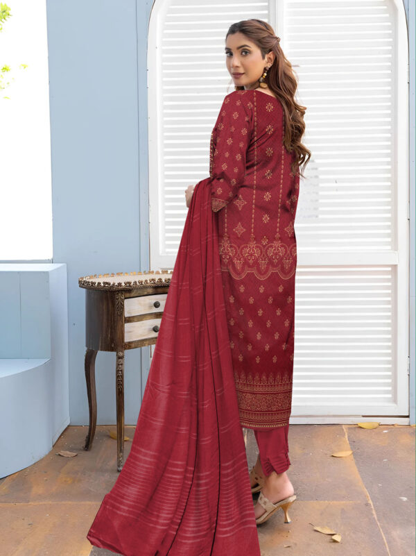 Nisha Designer  Lawn | Unstitched Collection 3 PIECES Party Wear| Summer 24 - Image 3