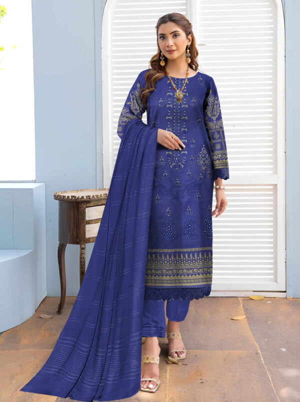 Nisha Designer  Lawn | Unstitched Collection 3 PIECES Party Wear| Summer 24