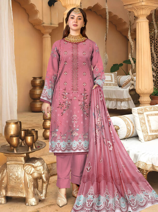 Munarq by Nisha Designer  Lawn | Unstitched Collection 3 PIECES Party Wear| Summer 24