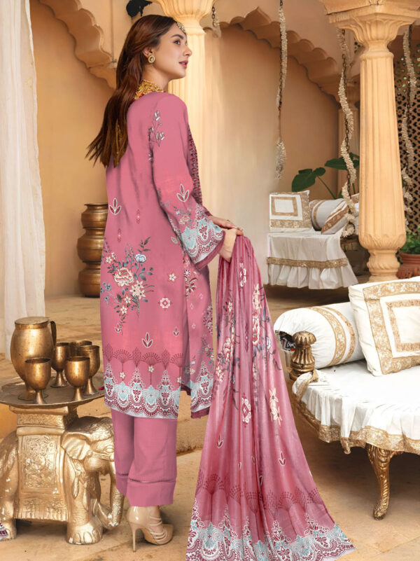 Munarq by Nisha Designer  Lawn | Unstitched Collection 3 PIECES Party Wear| Summer 24 - Image 2