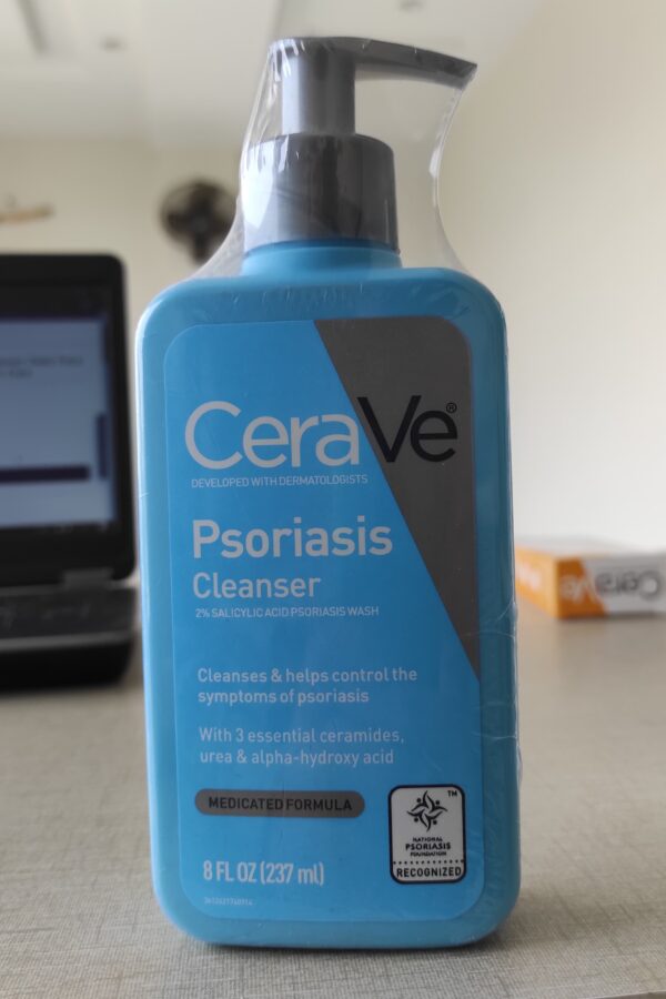 CeraVe Psoriasis Cleanser 237 ml | With Salicylic Acid for Dry Skin Itch Relief & Latic Acid for Exfoliation - Image 2