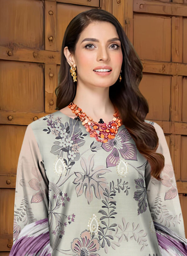 3 PIECES Lawn by Nisha Designer | Unstitched Collection  Party Wear | Summer 24 Volume 11 (10)