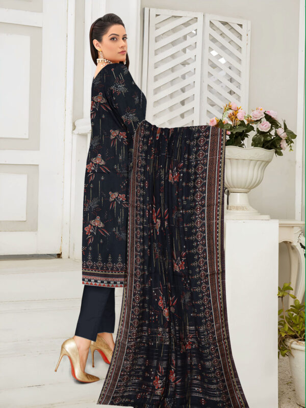 Nisha Designer  Lawn | Unstitched Collection 3 PIECES Party Wear| Summer 24 - Image 4