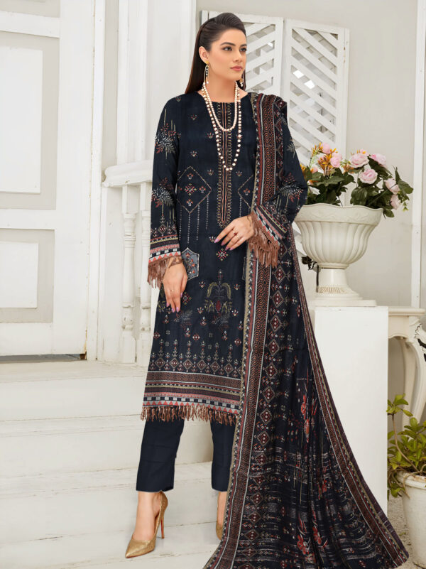 Nisha Designer  Lawn | Unstitched Collection 3 PIECES Party Wear| Summer 24