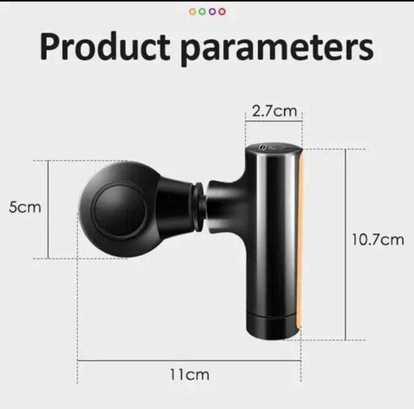 Mini Pocket Rechargeable Facial Gun Massager | Rechargeable Mini Facial Gun Massager (Random color) - Image 3