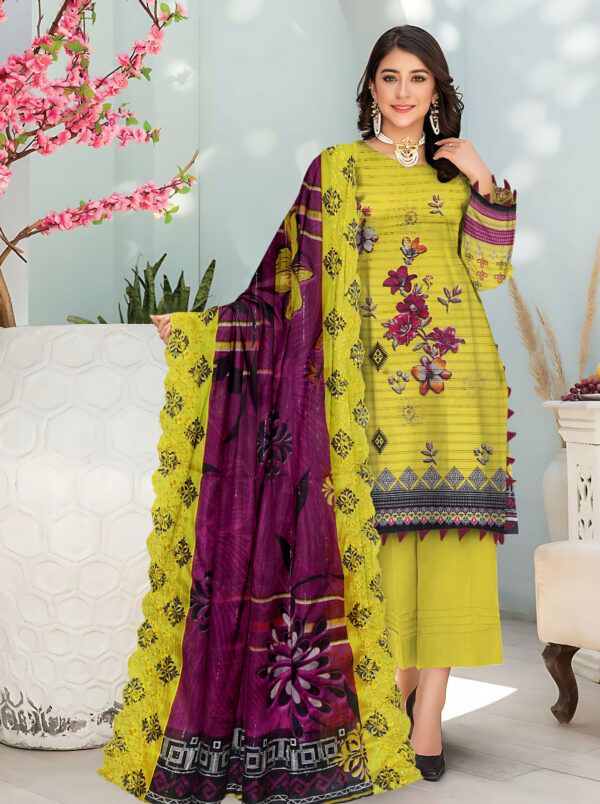 Munarq by Nisha Designer  Lawn | Unstitched Collection 3 PIECES Party Wear| Summer 24