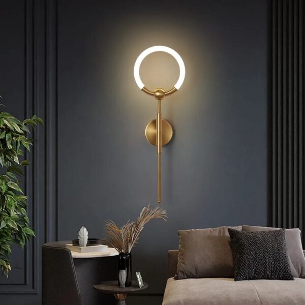 Modern Minimalist Gold Long LED Deer Shape Acrylic Wall Lamp | Bedroom light Corridor, Stairs, Aisle Decorative Lighting Fixture - Image 7