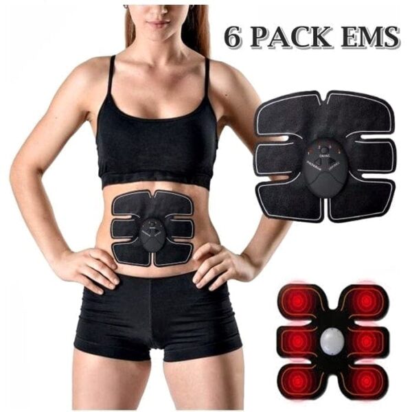 Electric Muscle Toner EMS Machine Wireless Toning Belt 6 Six Pack Abs Fat Burne - Image 2