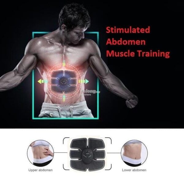 Electric Muscle Toner EMS Machine Wireless Toning Belt 6 Six Pack Abs Fat Burne - Image 3