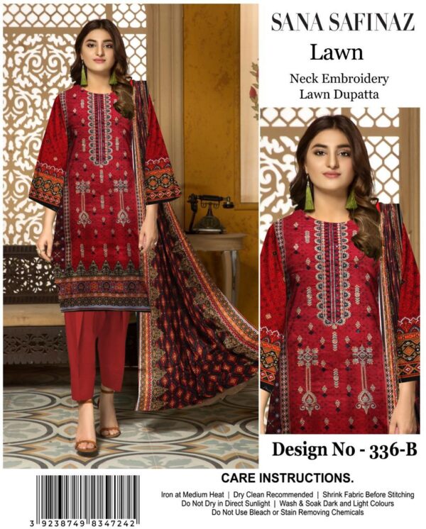 SANA SAFINAZ lawn | Unstitched Collection 3 Pieces Casual Wear