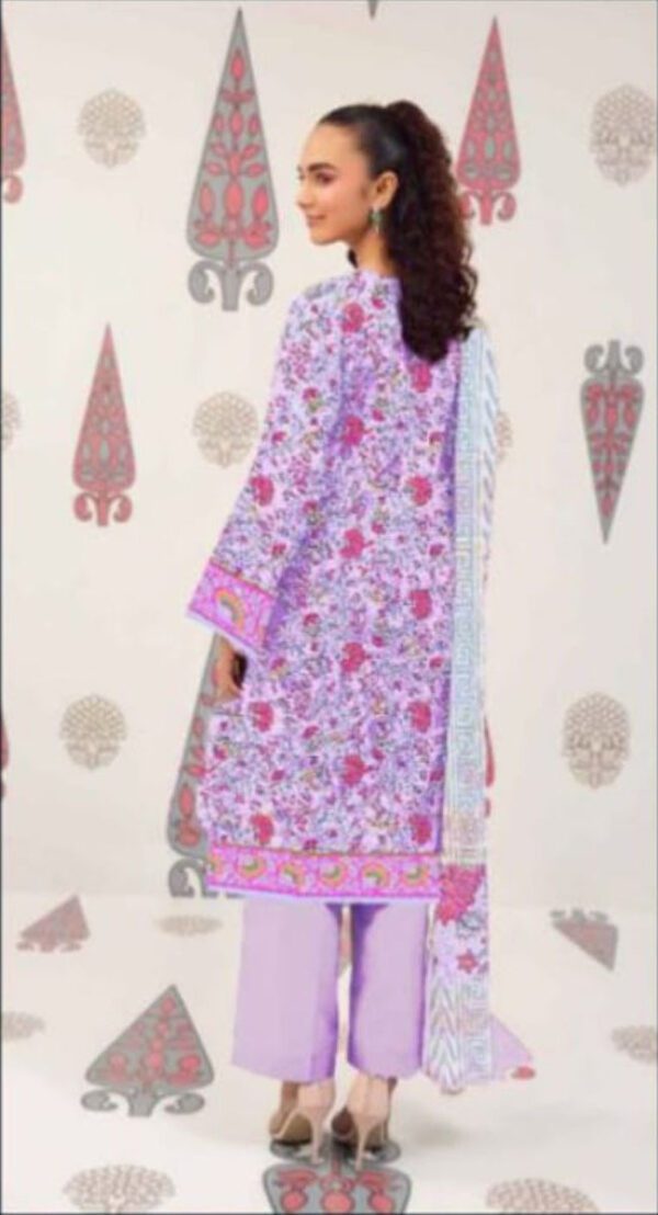 Nisha by Nishaat  Lawn | Unstitched Collection 3 PIECES Casual Wear| Summer 24 - Image 2