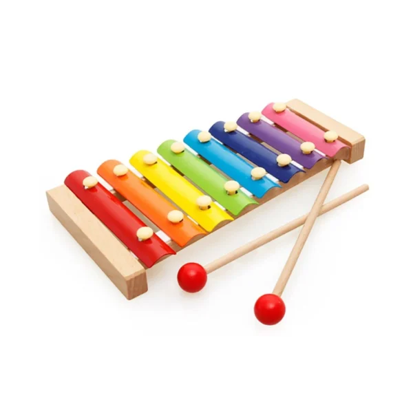 8 Scale Xylophone Percussion Instrument Hand Knock Piano Children Musical Toy - Image 6