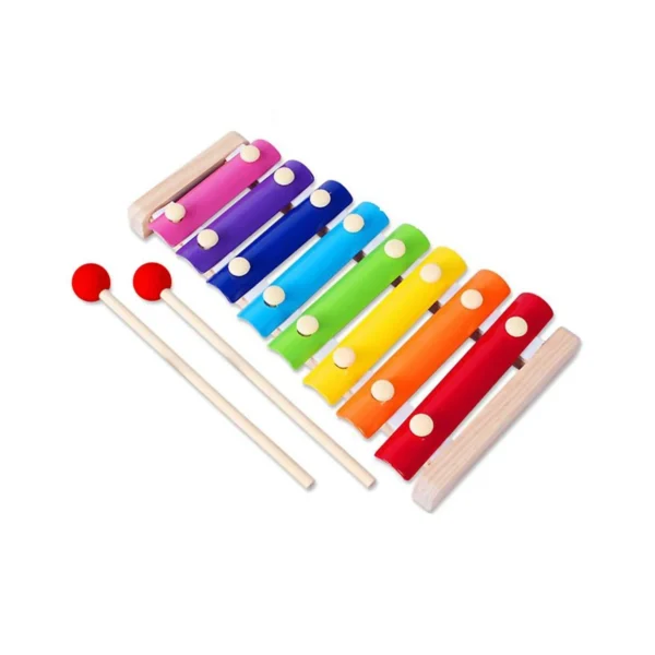 8 Scale Xylophone Percussion Instrument Hand Knock Piano Children Musical Toy