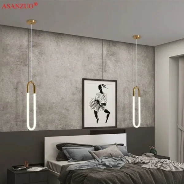 LED Hanging Lamp with Modern Design, Decorative | LED Pendant Light | Ideal for a Living Room or Bedroom - Image 7