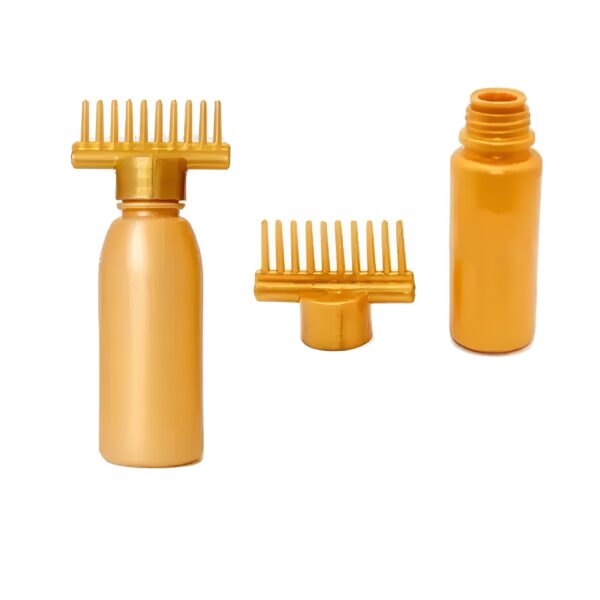 (Pack of 20) Hair dye bottle | Hair Oil Applicator Bottle, Root oiling Comb bottle for Hair Coloring, Shampoo, Oiling, Dye, and Scalp Treatment for home & commercial ( Empty Bottle) - Image 4