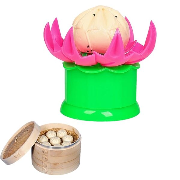 New Momo maker | Momos Dumpling Molds, Bun Making Mould DIY Pastry Pie Steamed Stuffed Bun Tool, Bao Bun Moulds, Meat Bun Press Making -for Chinese Baozi, Steamed Bun Kitchen Accessories