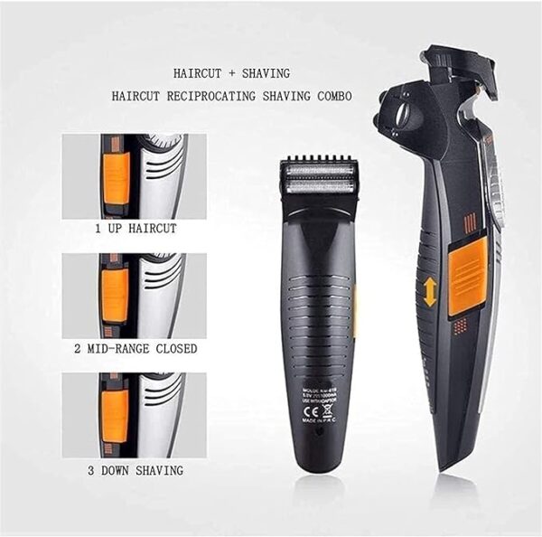 Hair Clippers,Electric Shaver and Hair Clipper, Mens Clippers for Hair Cutting Professional,Cordless Rechargeable Electric Hair Cutting Kit for Men - Image 4