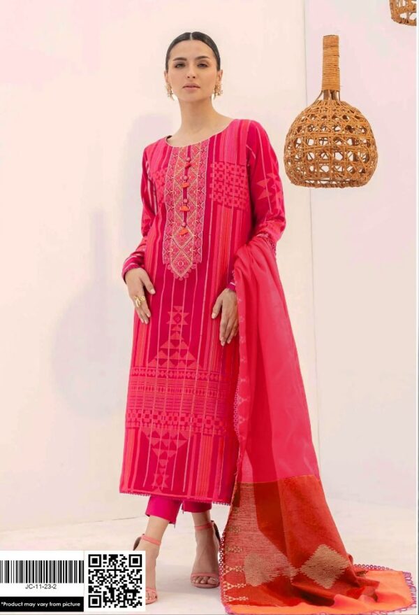 Alkaram Vintax Peach  Unstitched l 3 PIECES Casual Wear | Winter 23