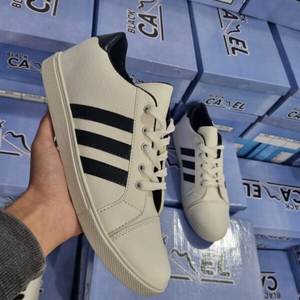 Black Stripe Canvas Sneakers  (Rotterdam (991) - 41-44) - Image 7