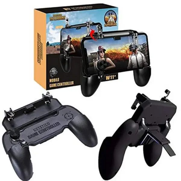 Mobile Phone Game Gaming Controller Gamepad Joystick IOS Android with L1 R1 Built in Shooter Trigger Aim Controllers Fire Button for PUBG Gamers W11+